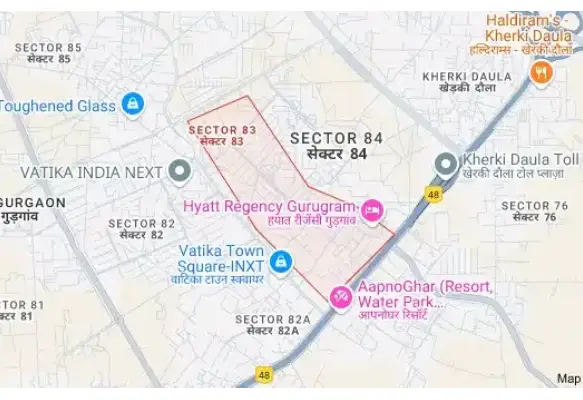 Boulevard 83 Location Map