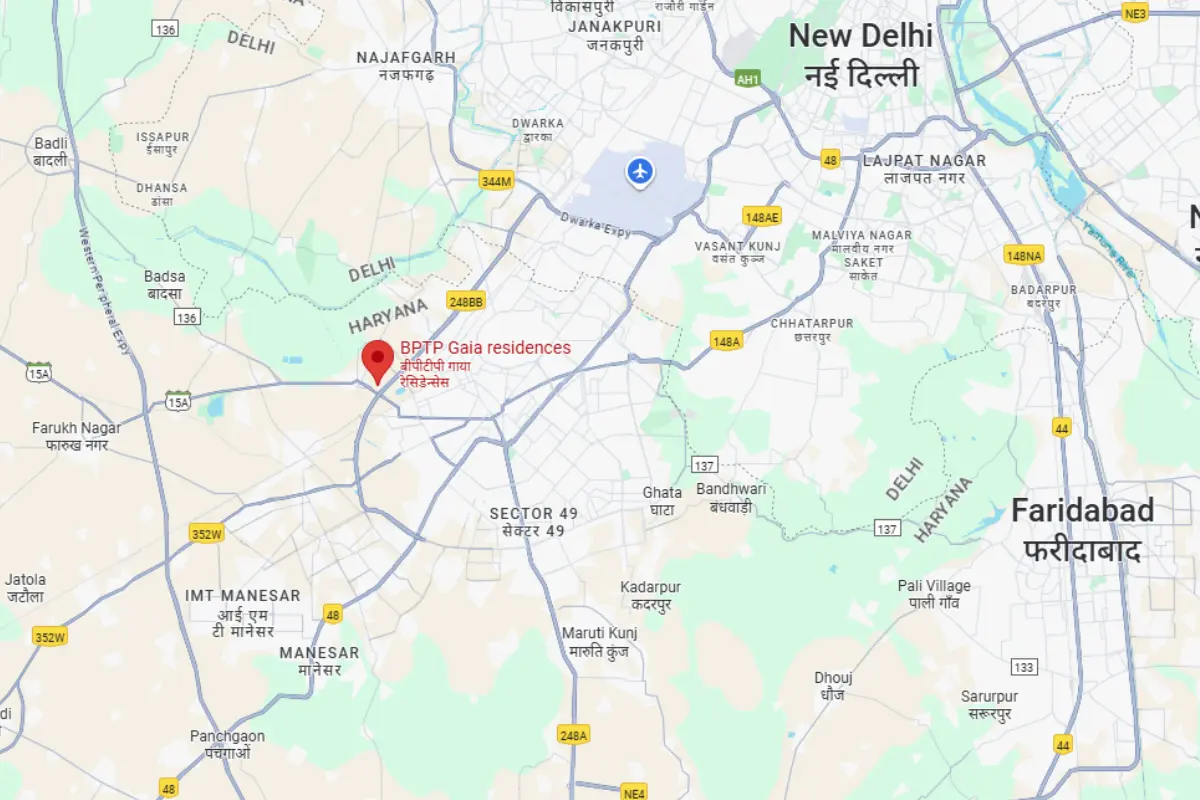 BPTP Gaia Location Map