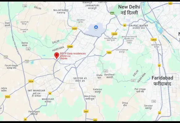 BPTP Downtown Location Map