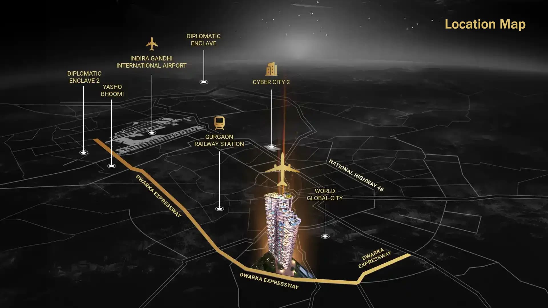 MVN Aero One Location Map