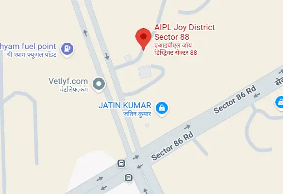 AIPL Joy District 88 Location Map