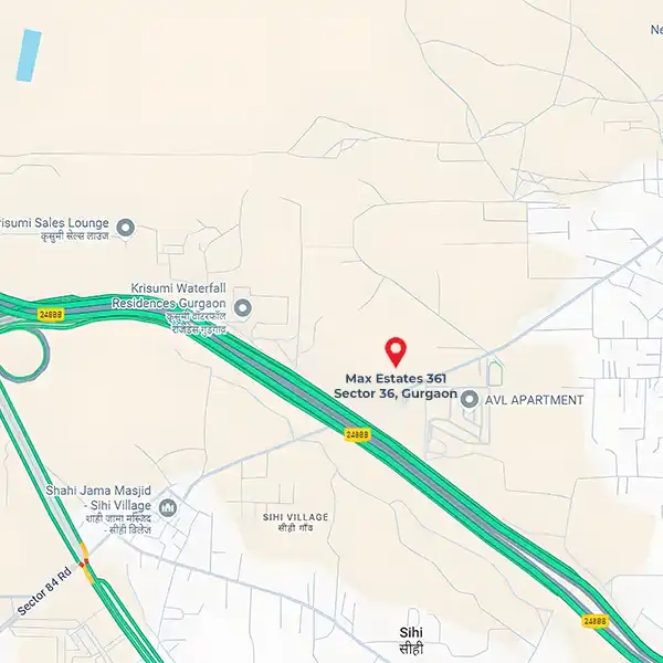 max estate 361 Location Map