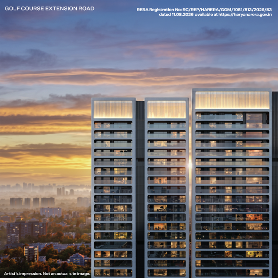 Official artist’s impression of Godrej Verano towers